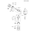 Husqvarna 96013000101 piston/crankshaft diagram