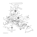 Husqvarna TS354X-96043029500 mower deck diagram