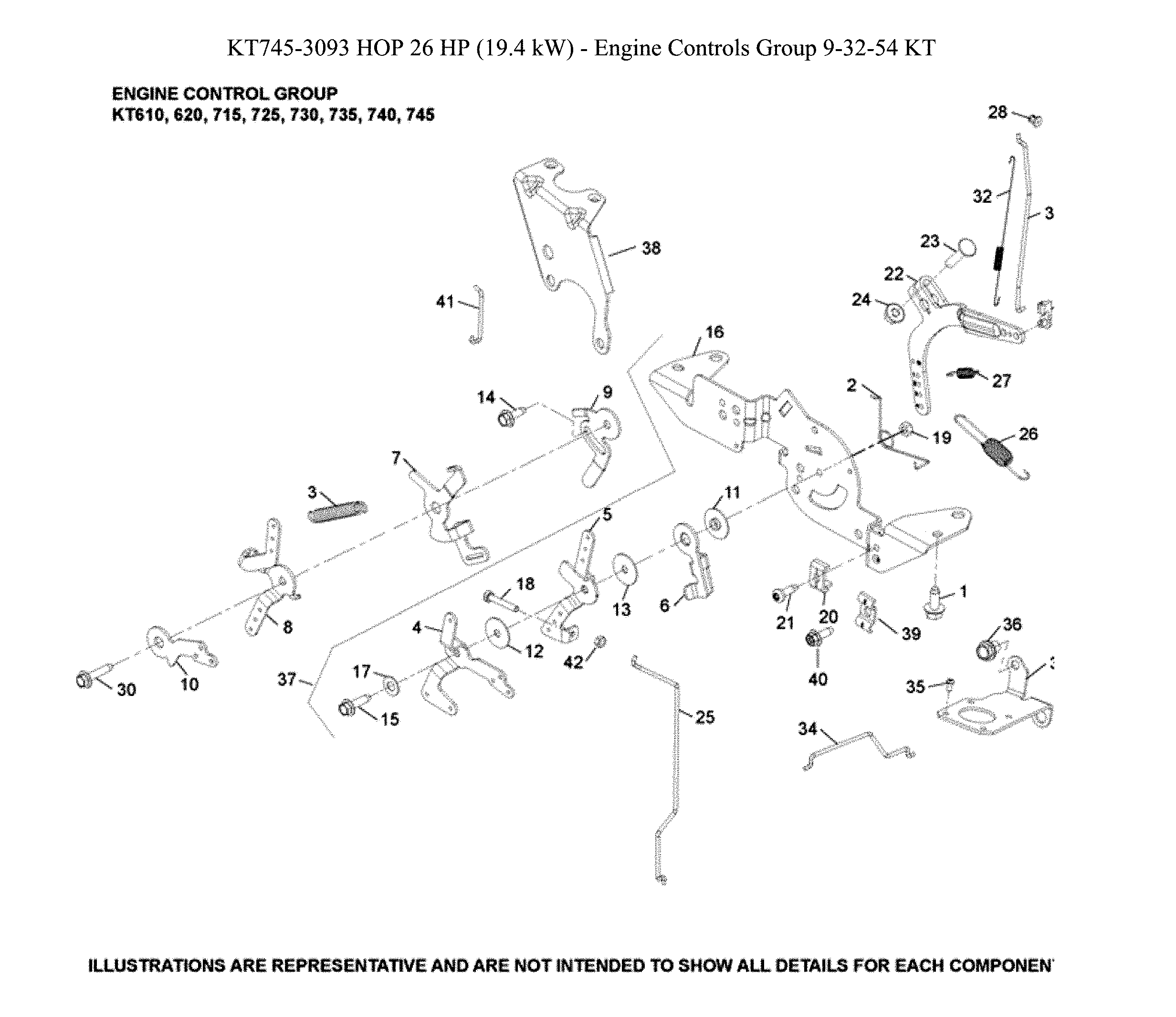 Husqvarna TS354X-96043029500 engine control diagram