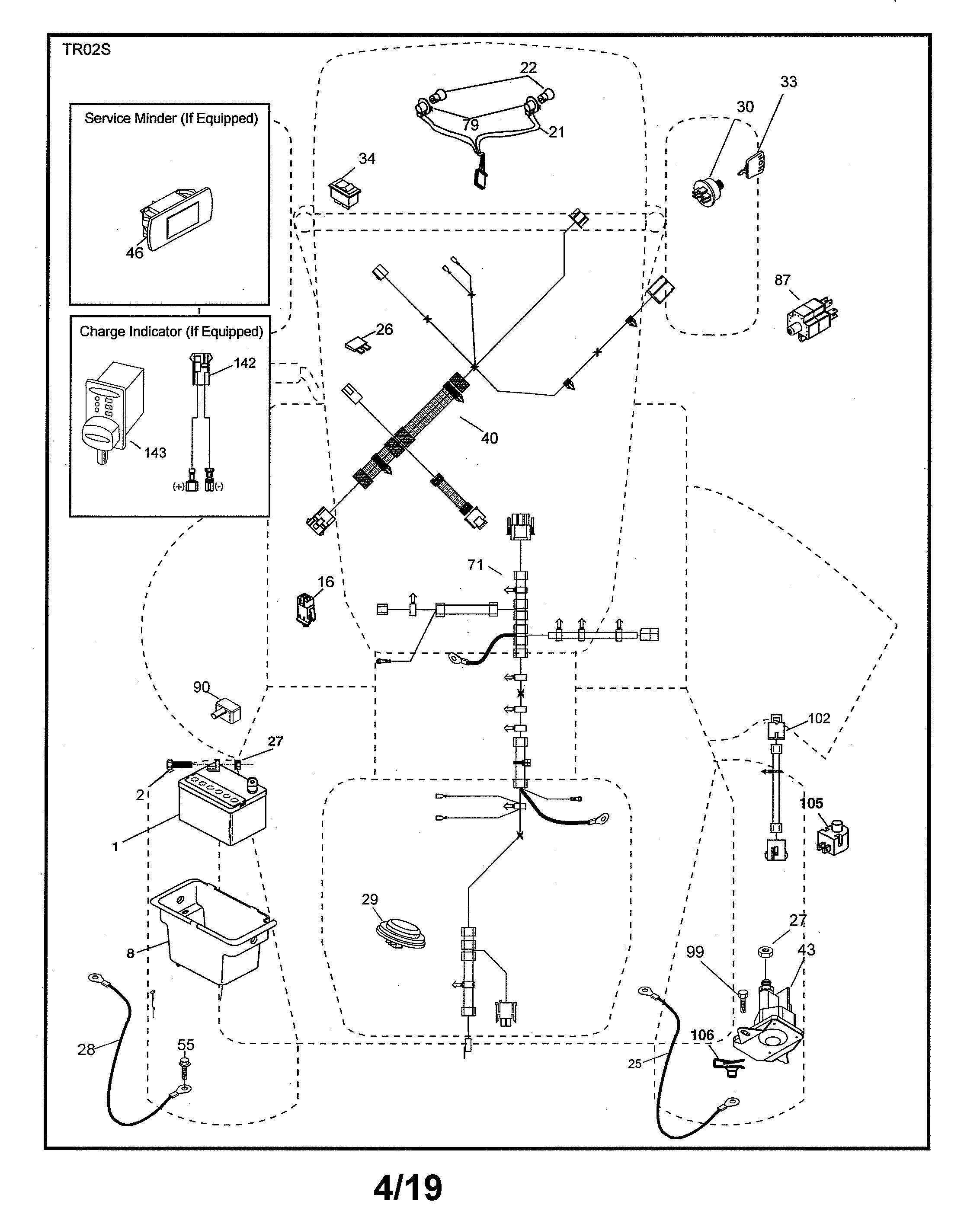 Poulan PB20A46-96042016701 electrical diagram