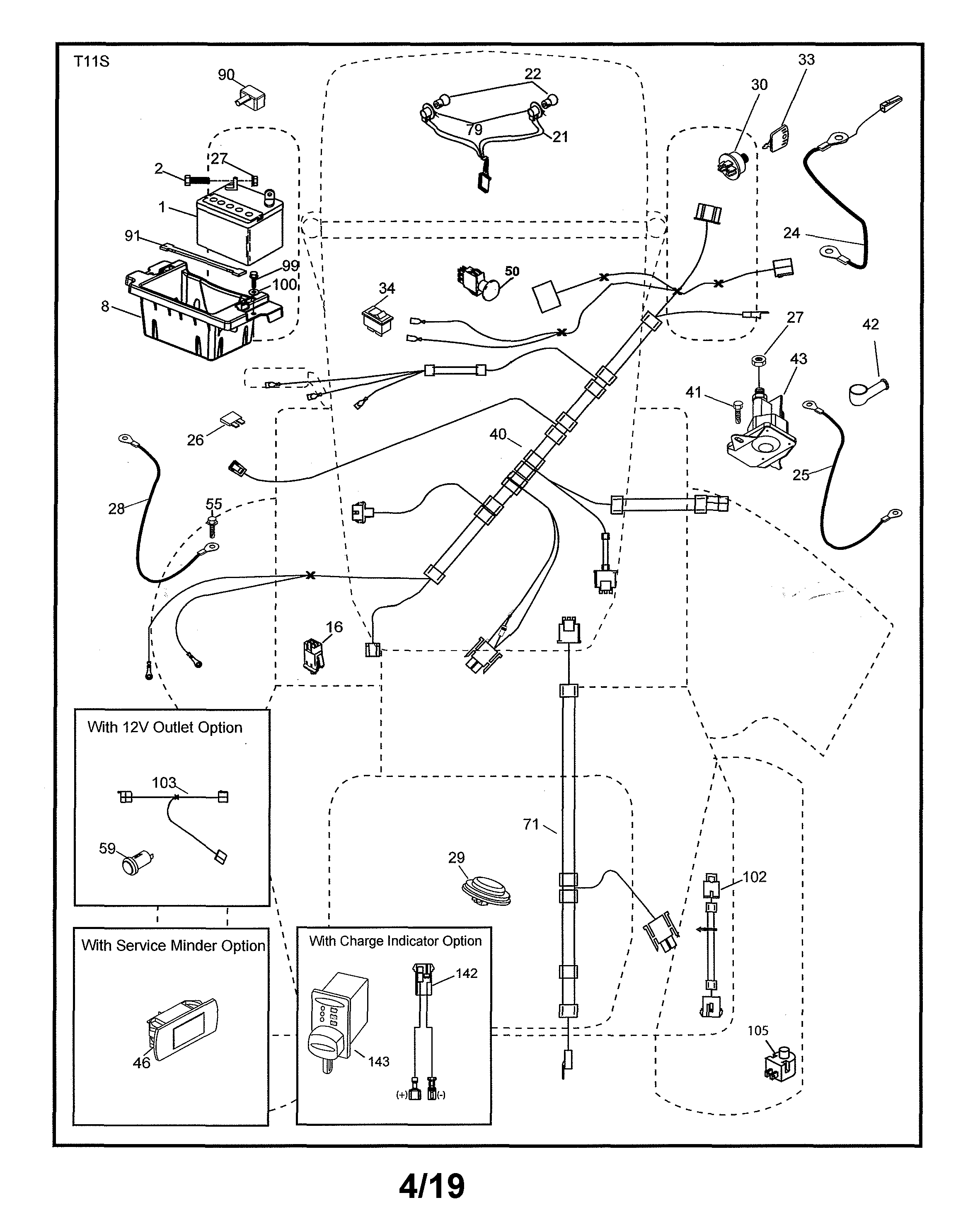 Husqvarna 917240443 electrical diagram