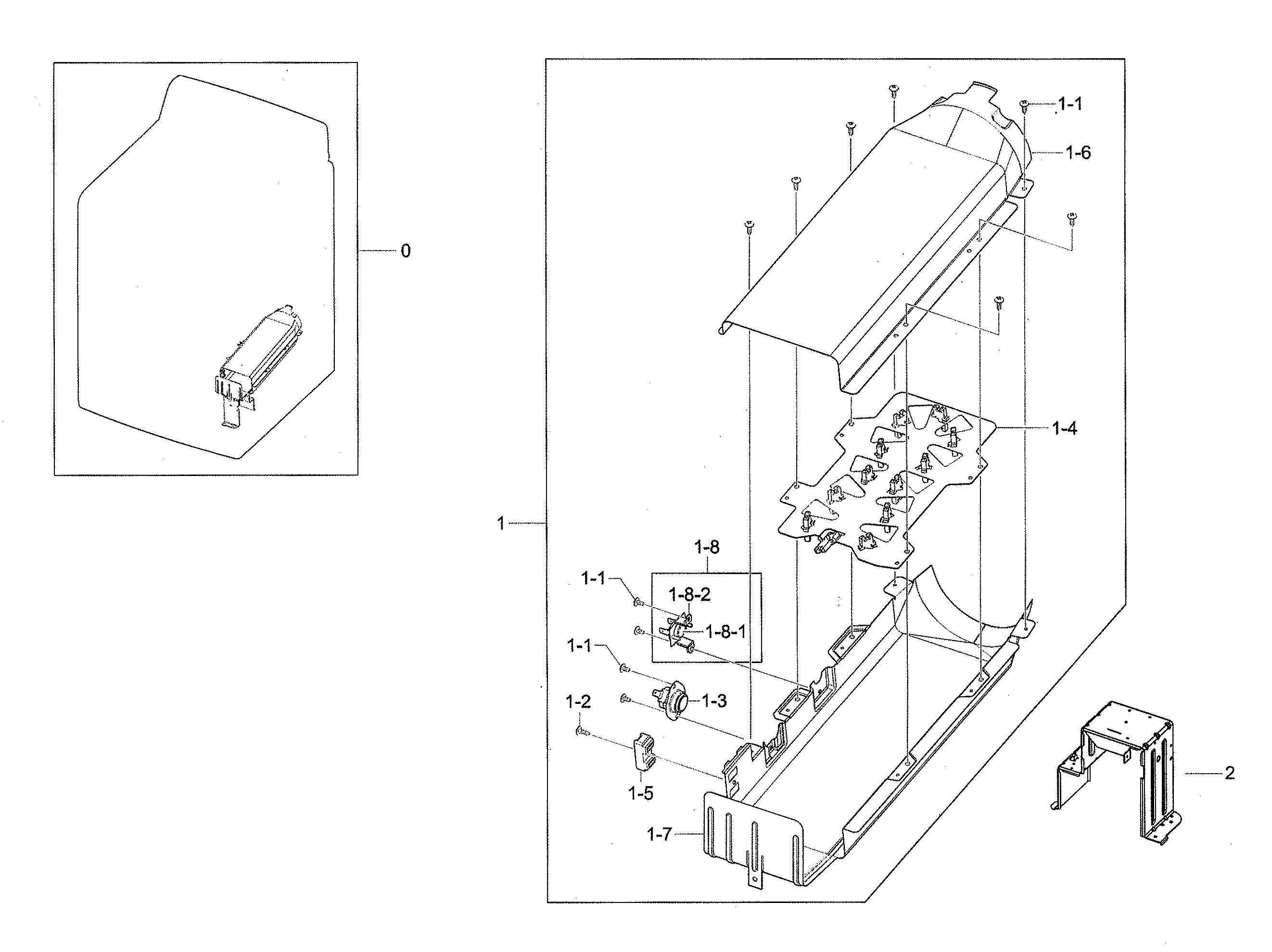 Samsung DV40J3000EW/A2-01 duct heater - electric diagram