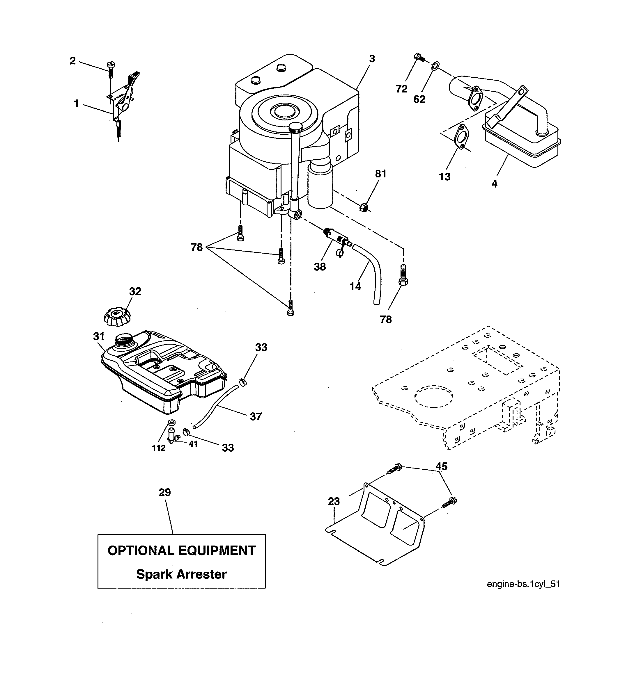 Craftsman 917275643 engine diagram