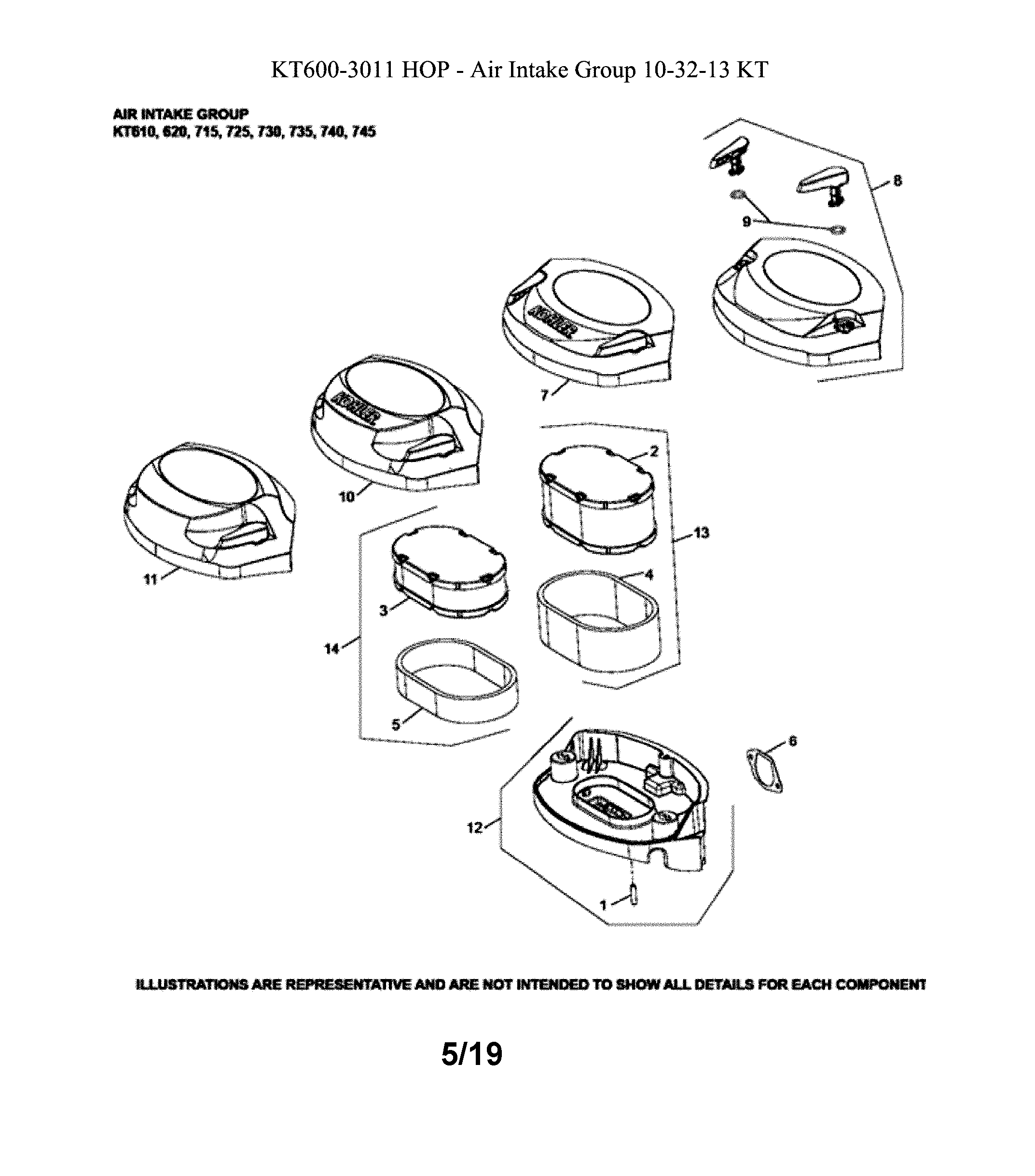 Husqvarna Z142-967924801-00 air intake diagram