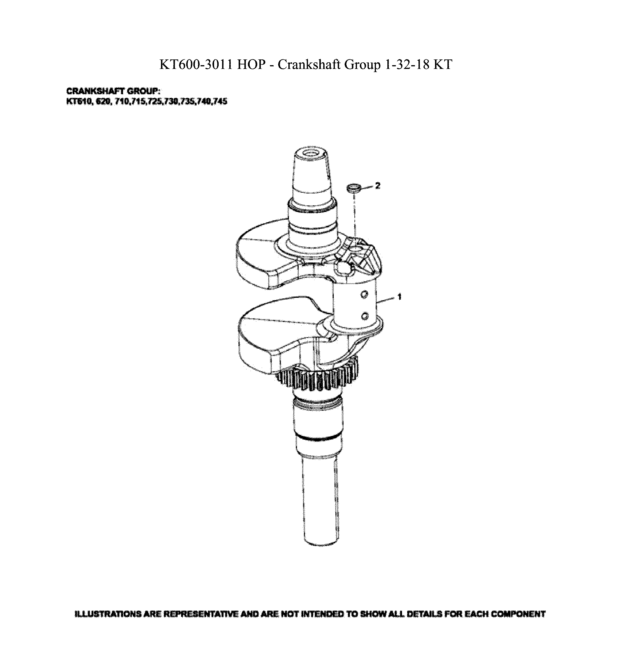 Husqvarna Z142-967924801-00 crankshaft diagram