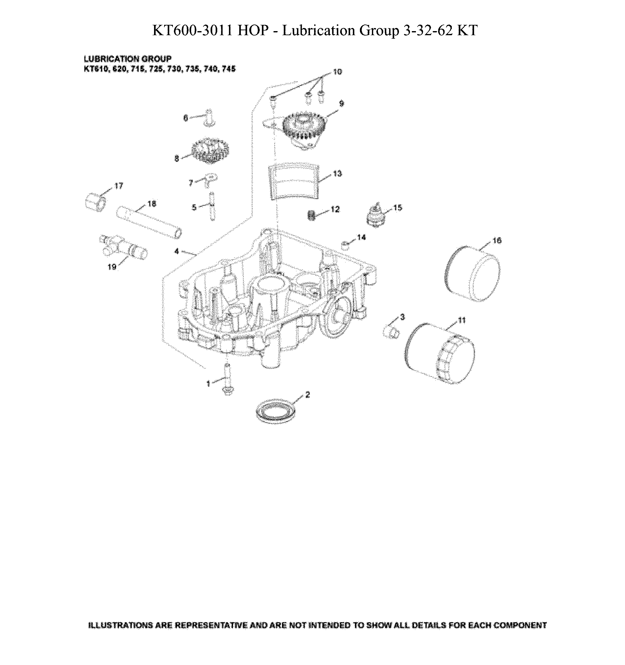 Husqvarna Z142-967924801-00 lubrication diagram