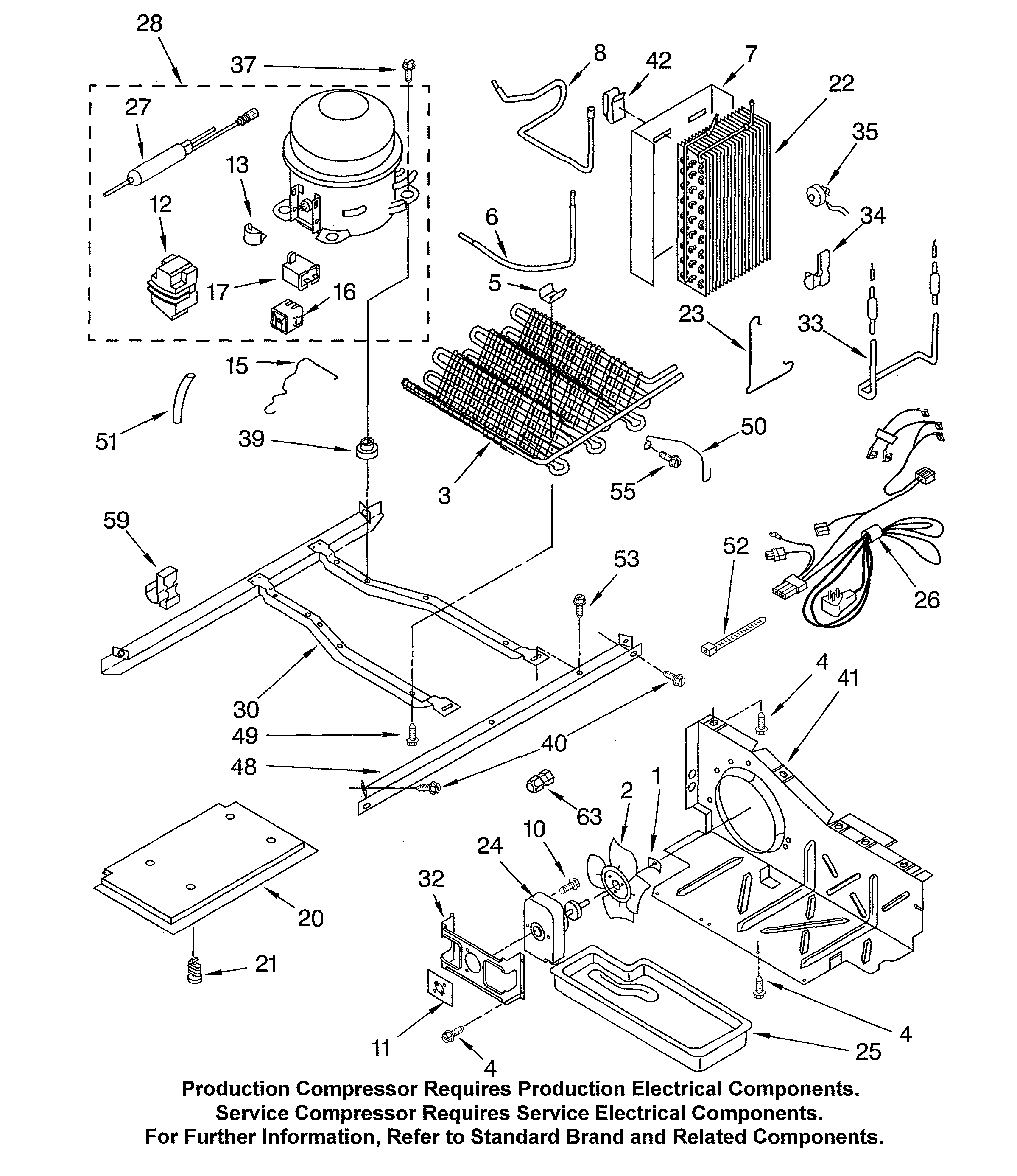 KitchenAid KSRS27ILBT03 unit diagram