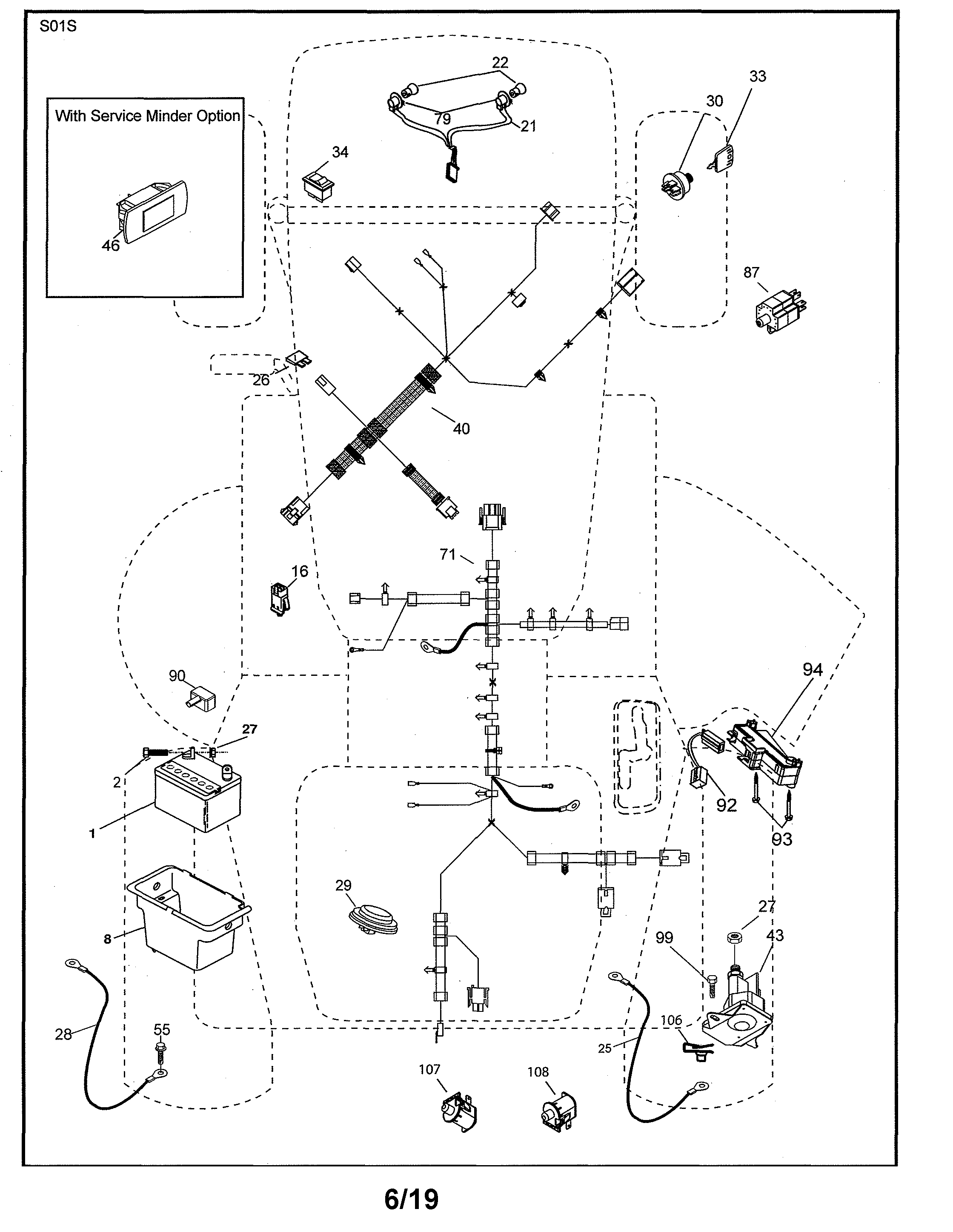 Husqvarna SRD17530-280022 electrical diagram