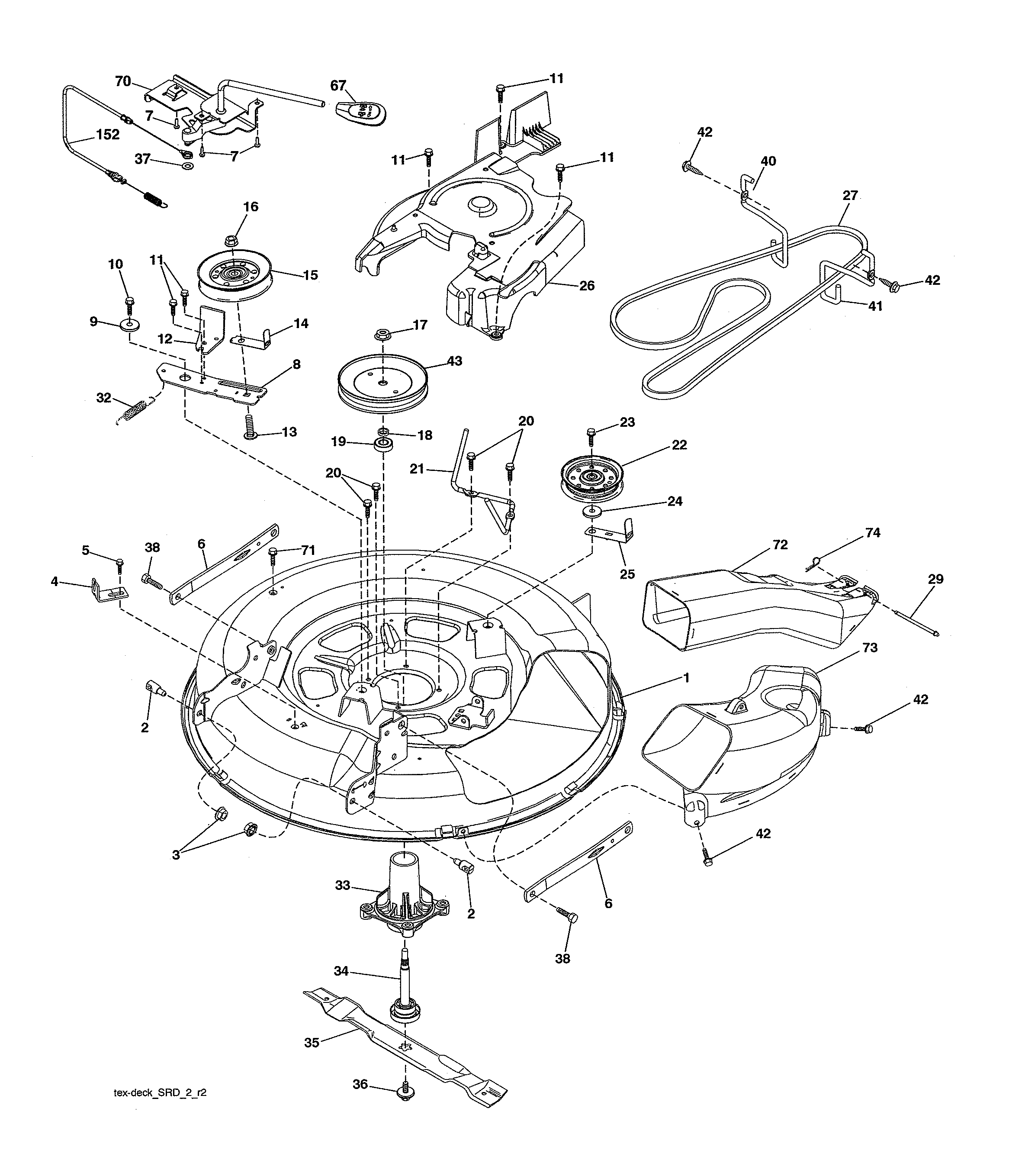 Husqvarna SRD17530-280022 mower diagram