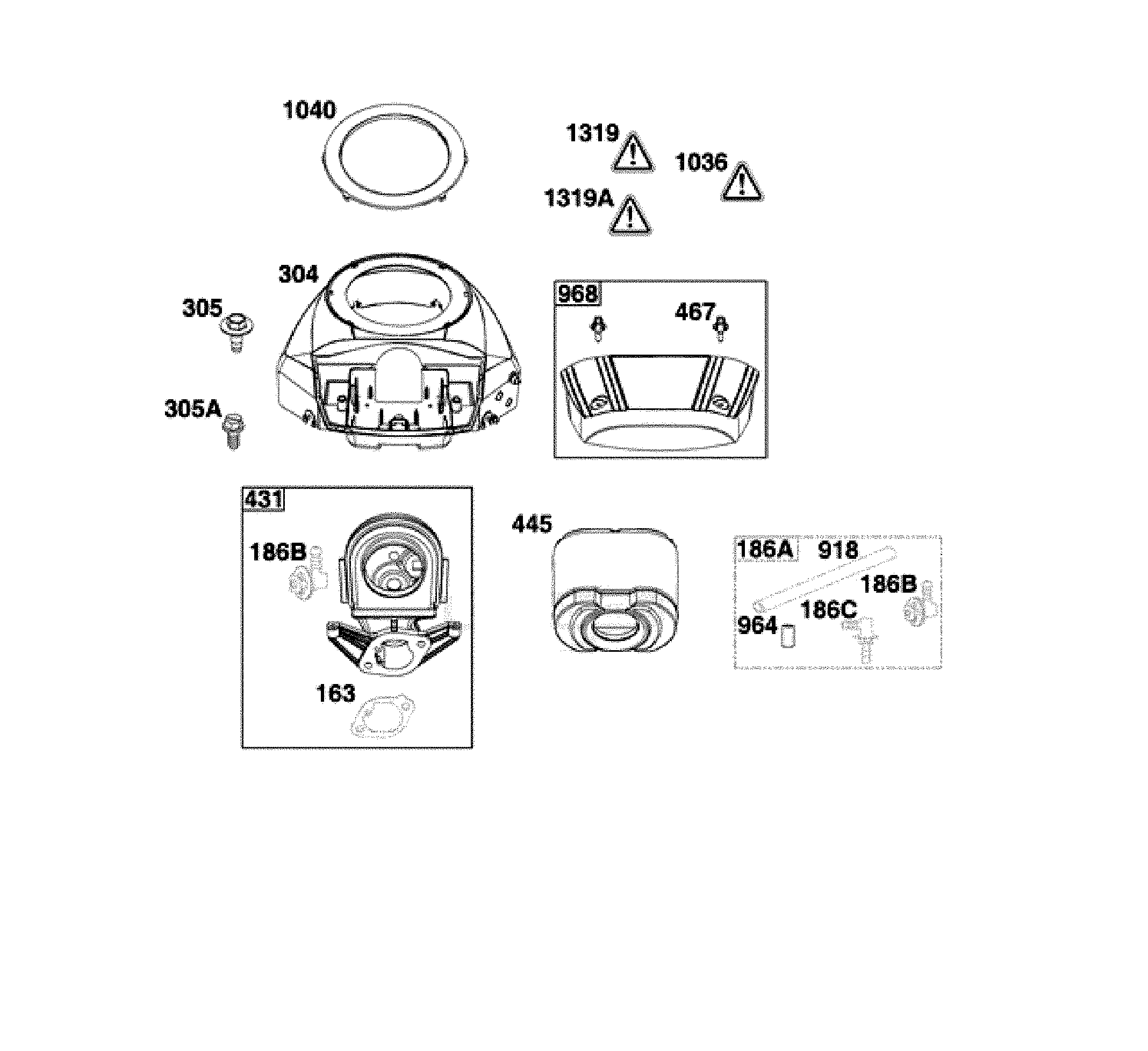 Craftsman 247273340 blower housing/air cleaner diagram