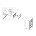 Samsung RF28R7351SR/AA-00 freezer door diagram
