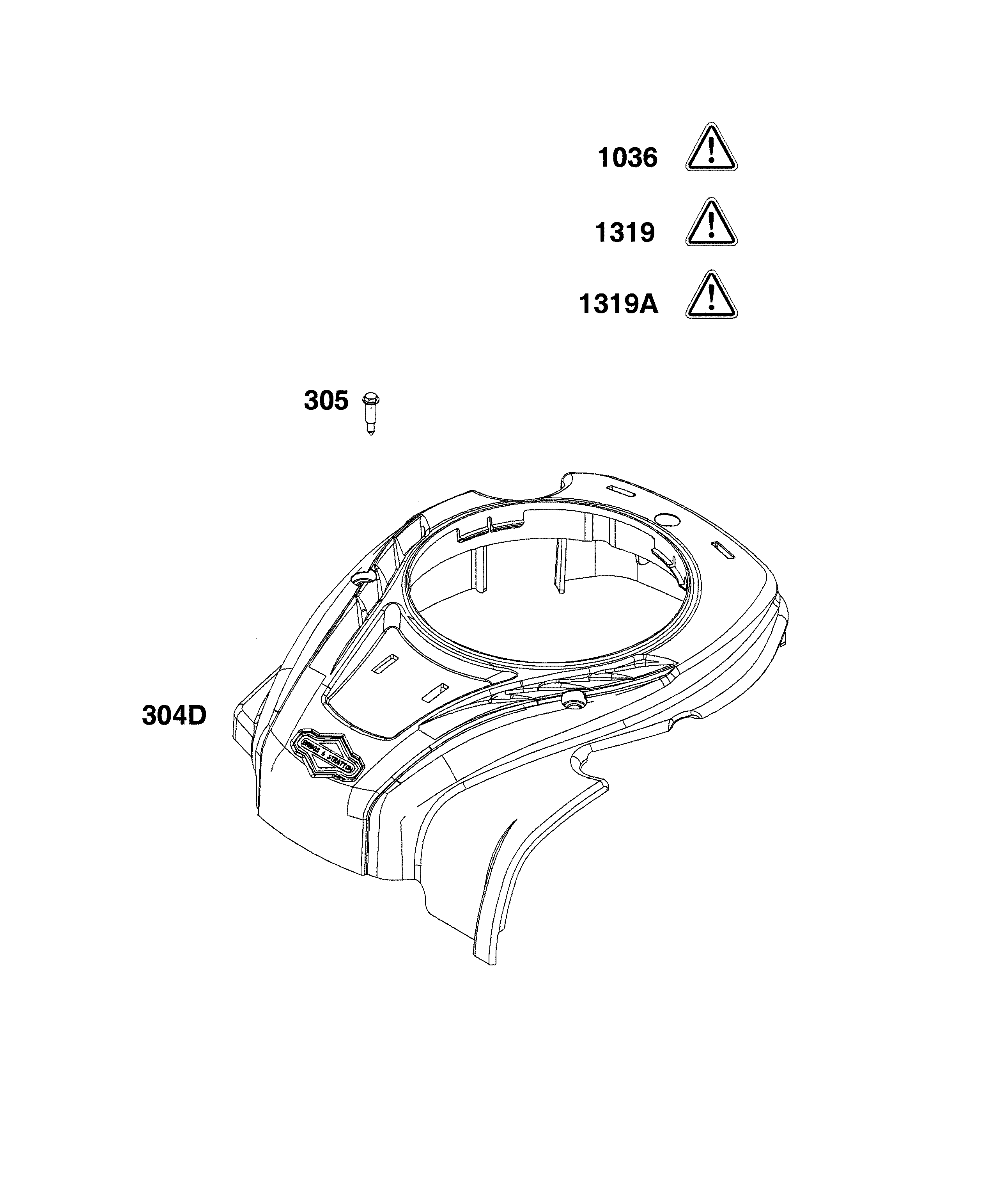 Craftsman CMXGMAM1125499 blower housing diagram