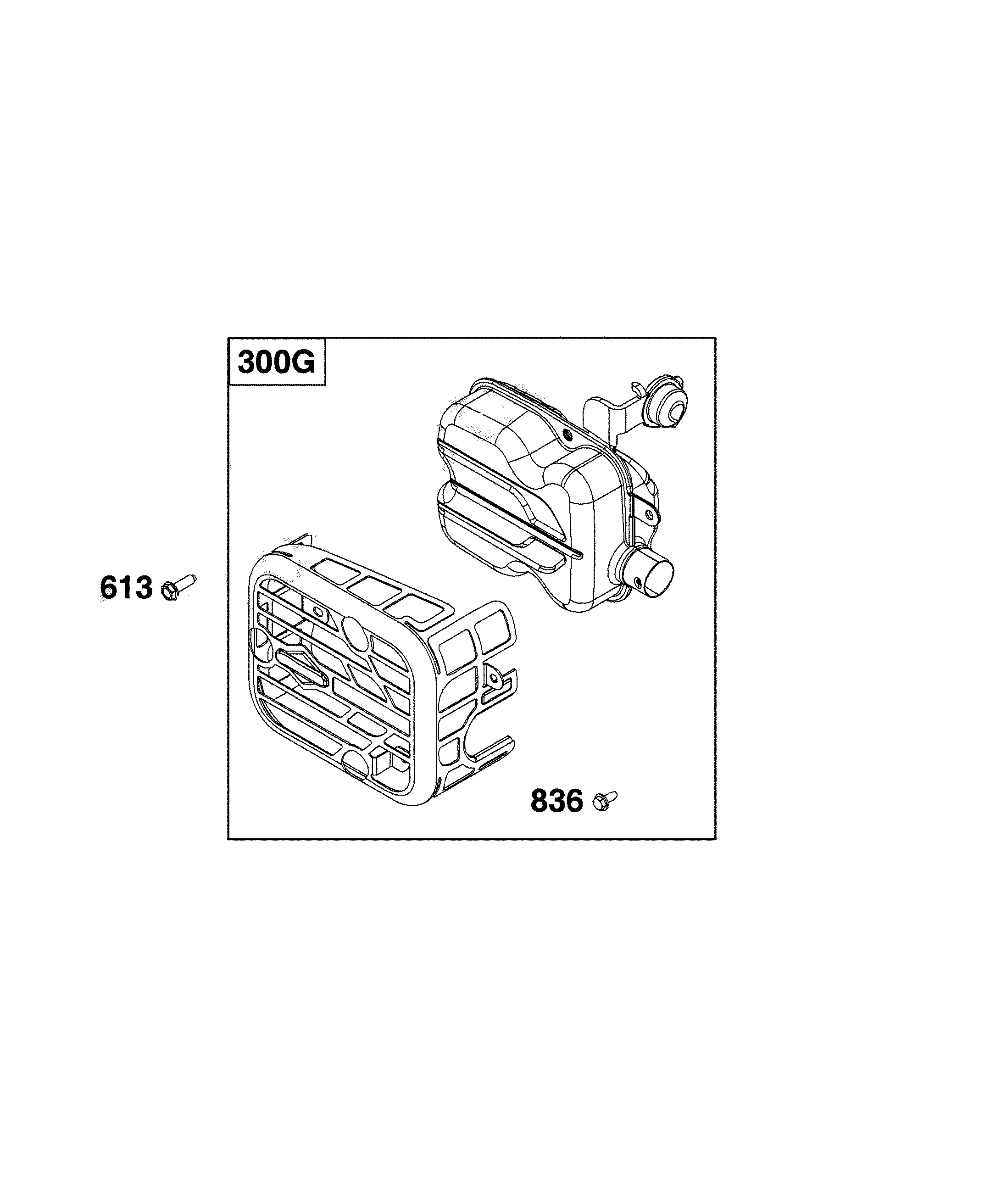 Craftsman CMXGMAM1125499 exhaust diagram