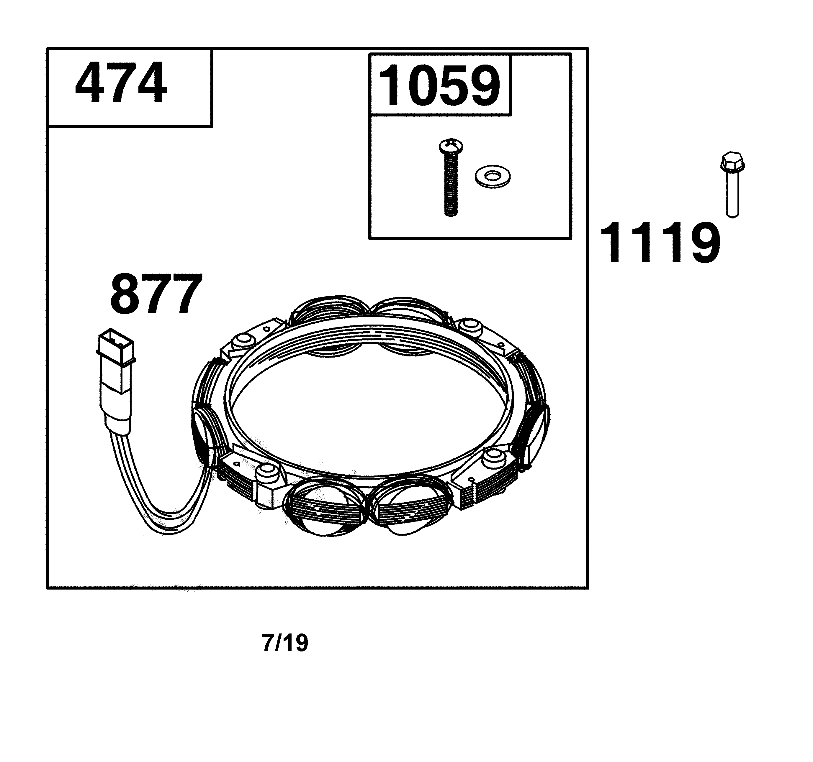 Craftsman CMXGRAM1130036 alternator diagram