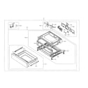 Samsung NX58R9421ST/AA-00 drawer assembly diagram