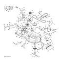 Jonsered YT46-96043019700 mower deck diagram