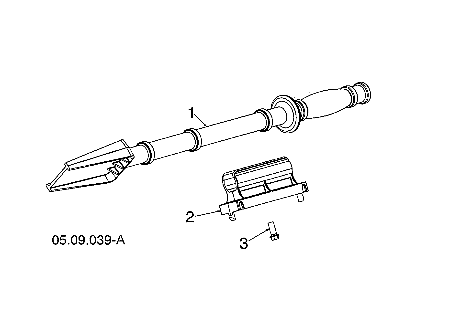 Husqvarna 96193012204 cleanout tool diagram