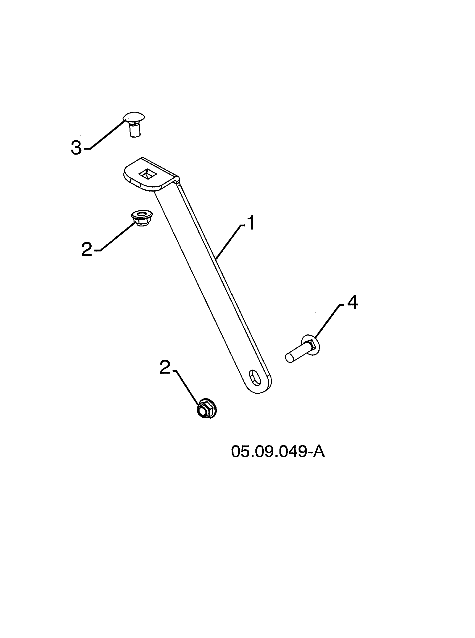 Husqvarna 96193012204 gearbox support diagram