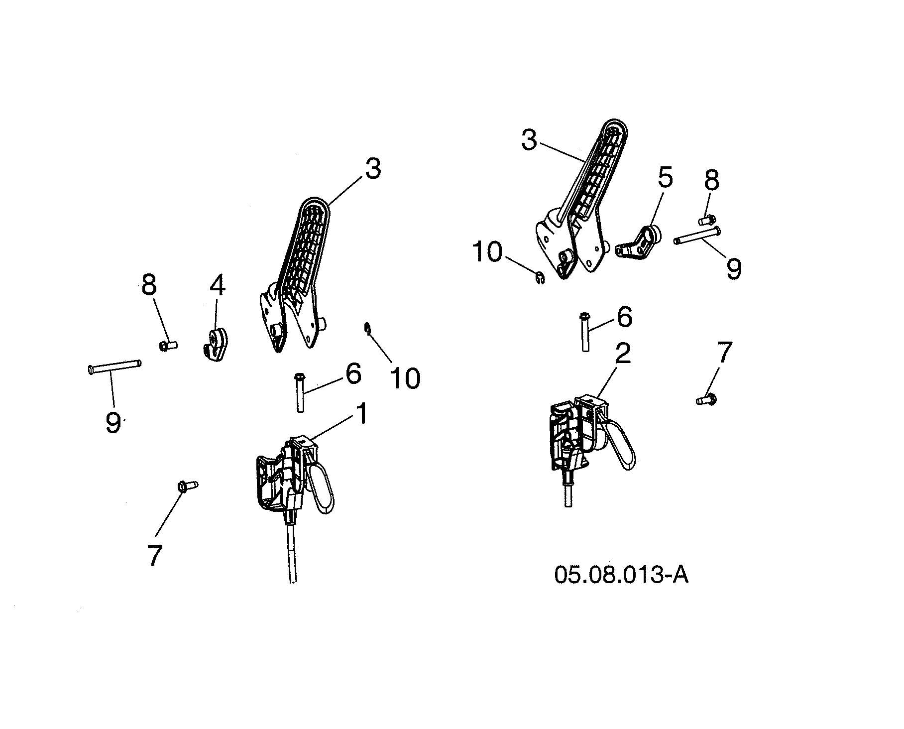 Husqvarna 96193012204 power steer cable diagram