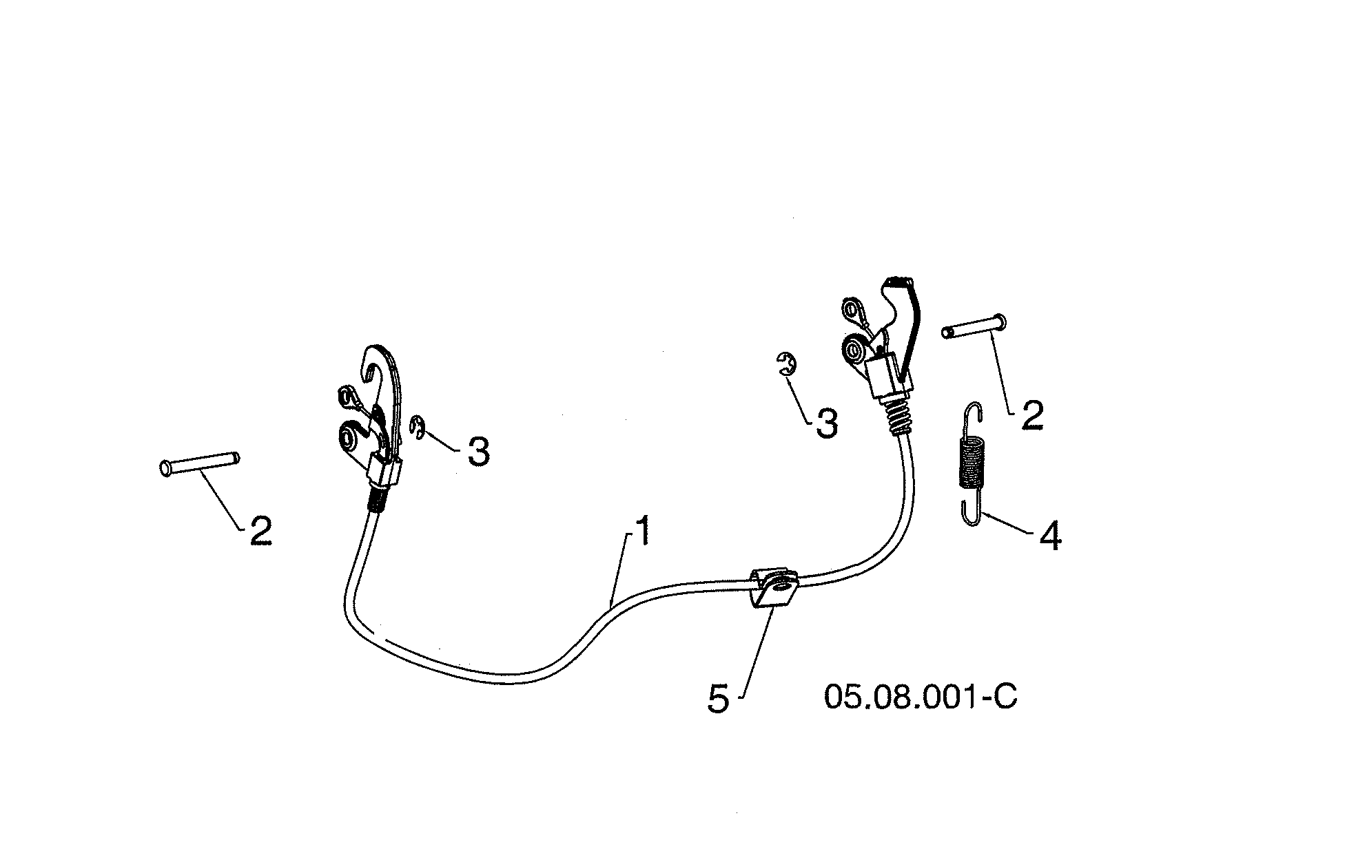 Husqvarna 96193012204 interlock cable diagram