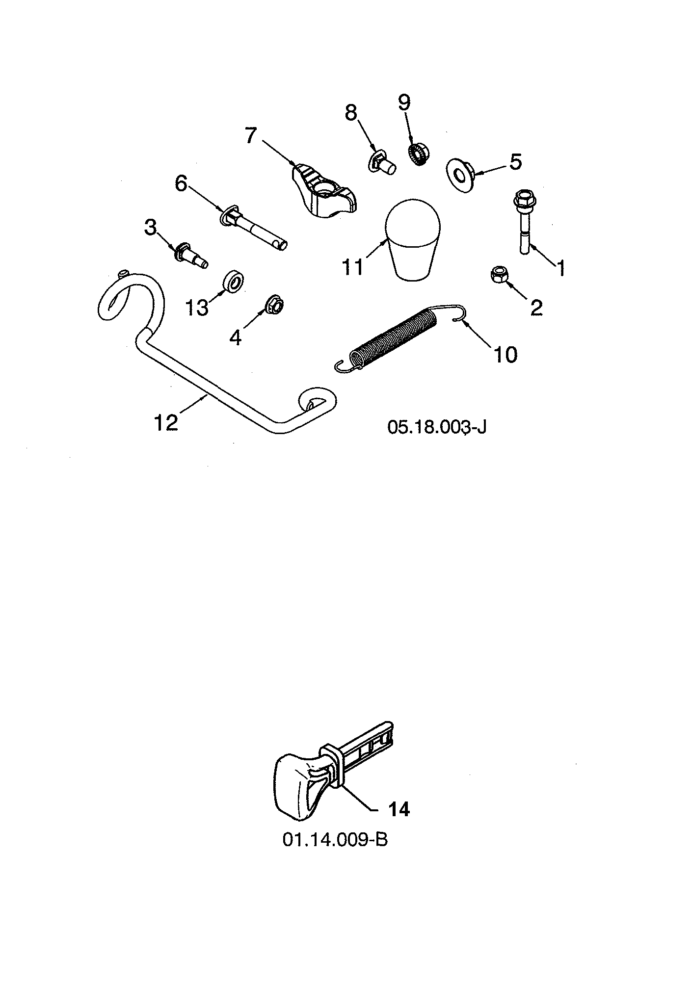 Husqvarna 96193012204 bag of parts diagram