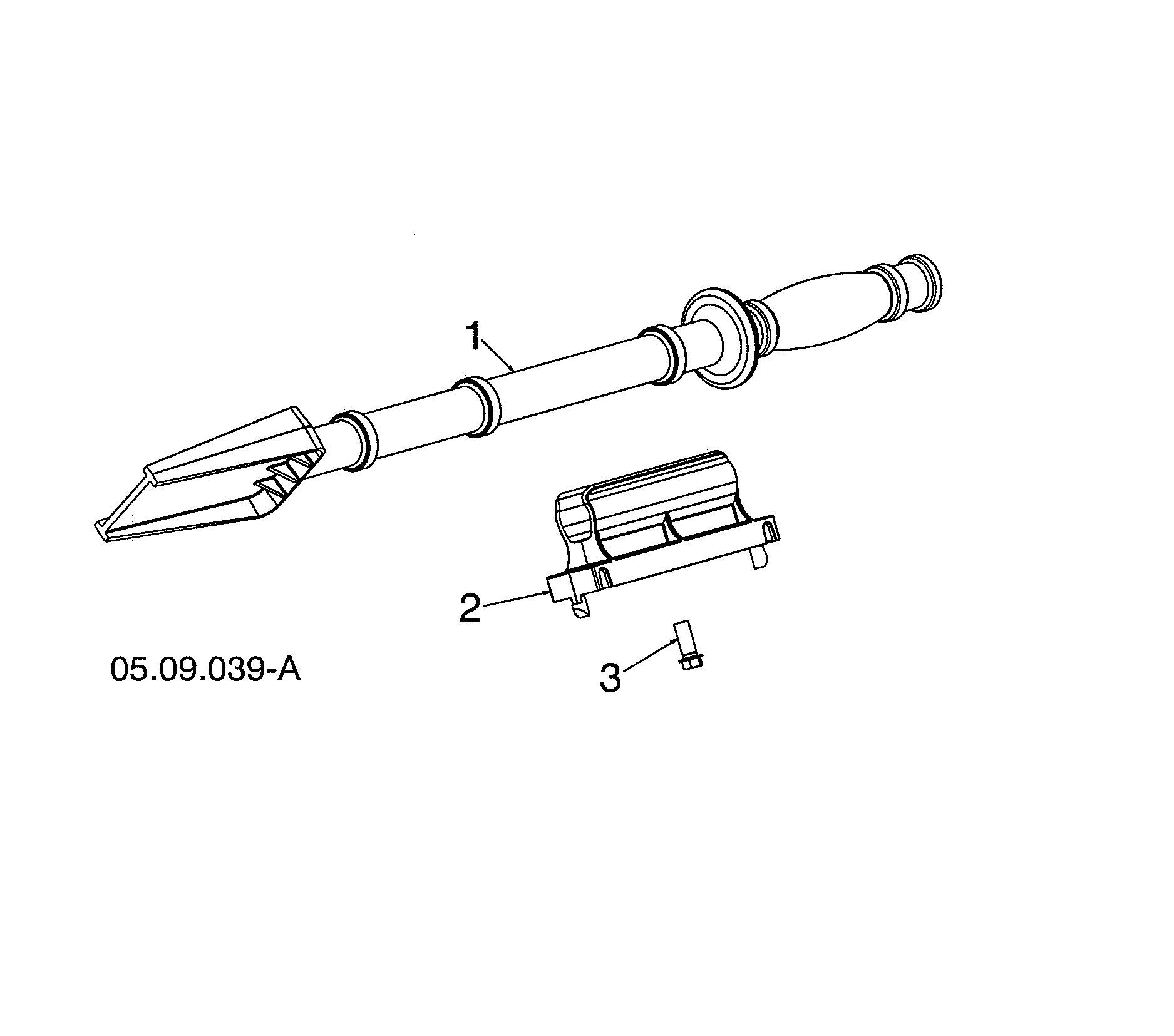Husqvarna 96193010106 cleanout tool diagram