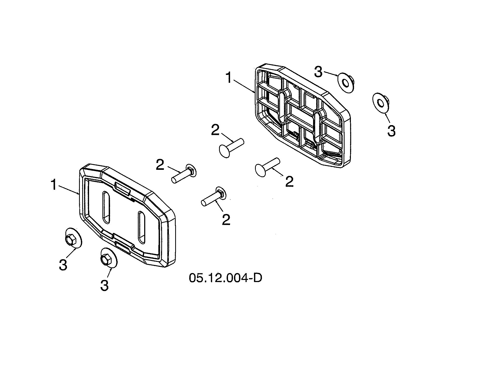 Husqvarna 96193010106 skid show diagram