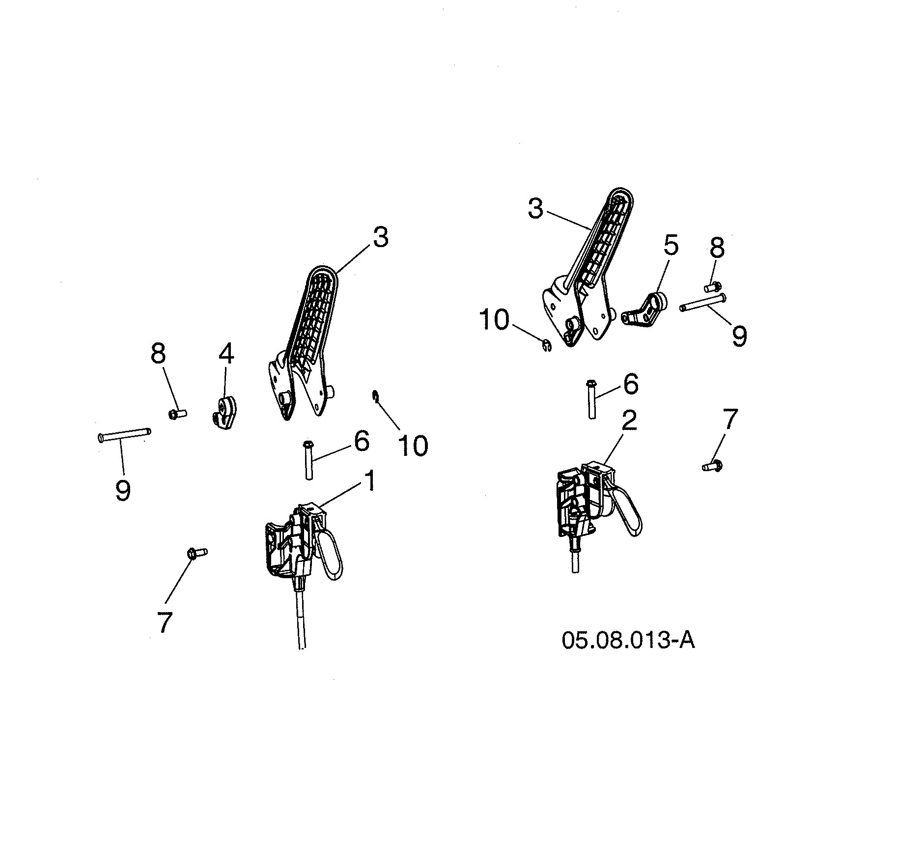 Husqvarna 96193010106 power steer cables diagram