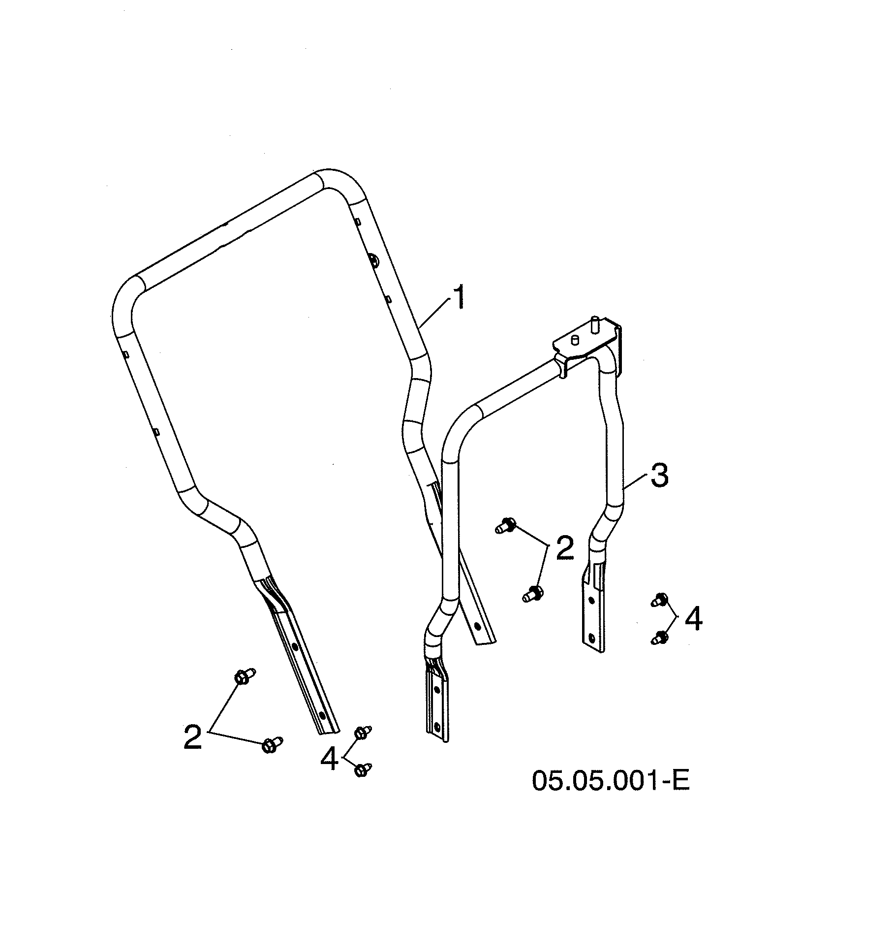 Husqvarna 96193010106 lower handle diagram