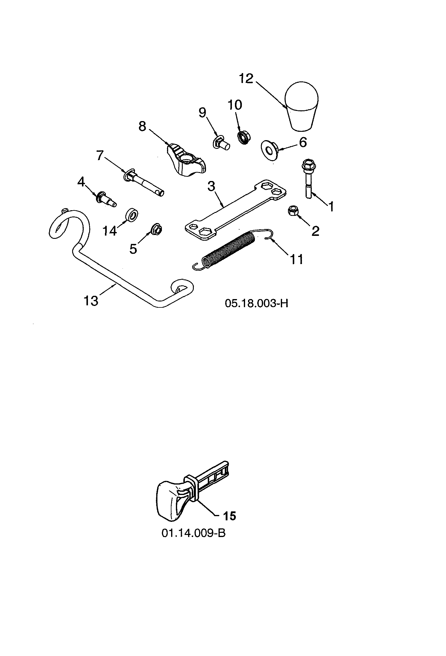 Husqvarna 96193010106 bag of parts diagram