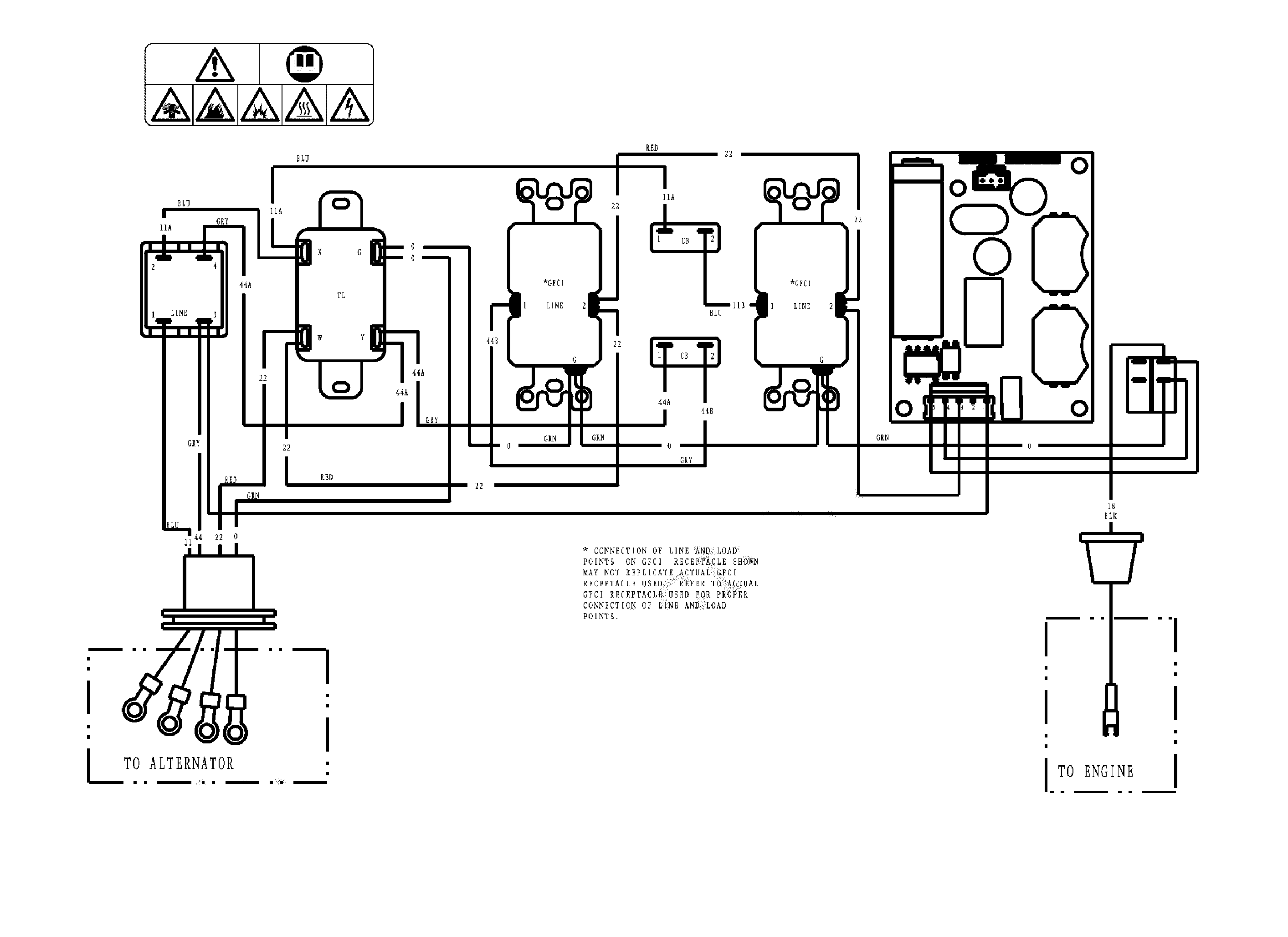 Craftsman CMXGGAS030790 wiring schematic diagram