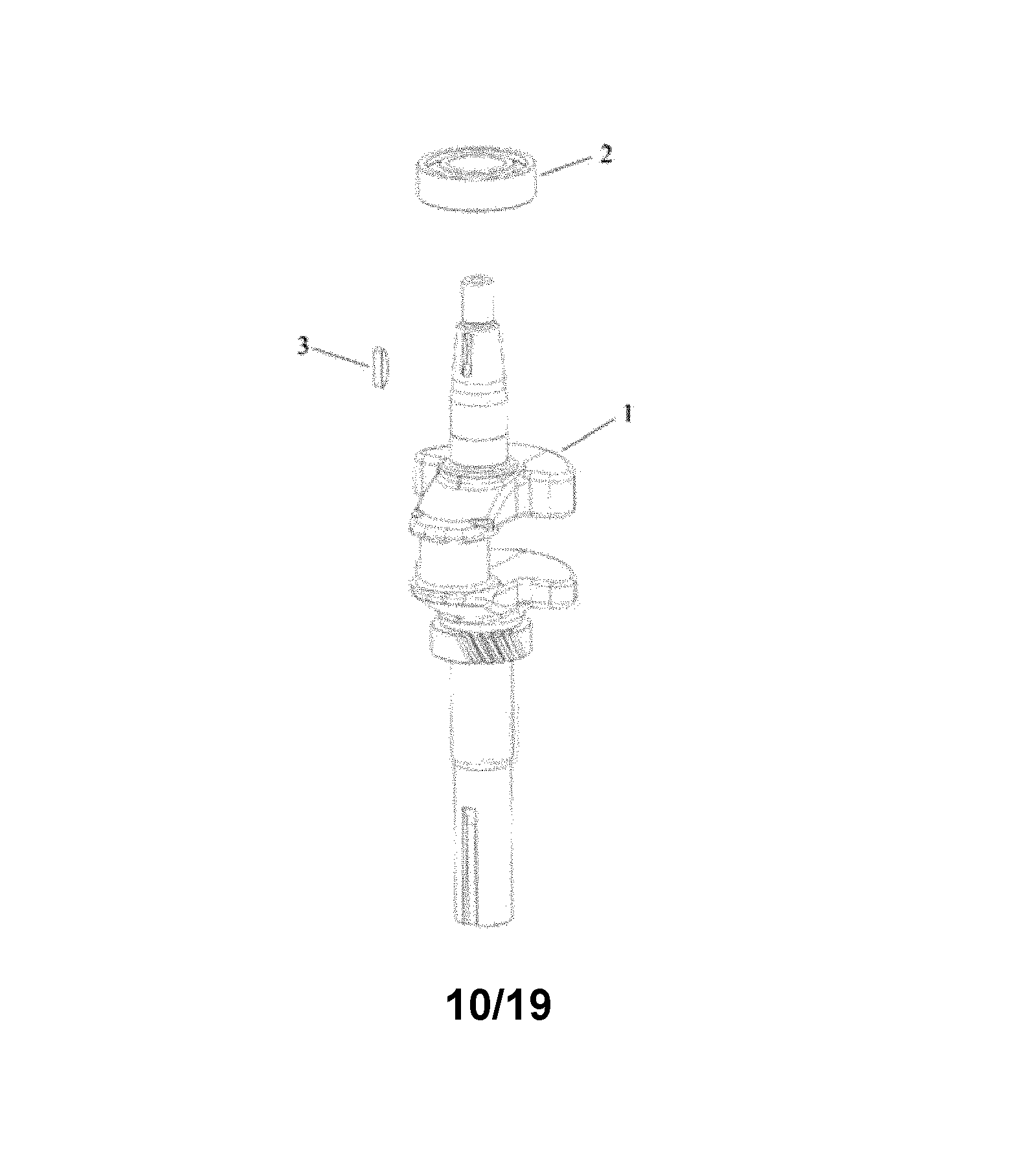 Husqvarna L321AHE-96794990100 crankshaft diagram