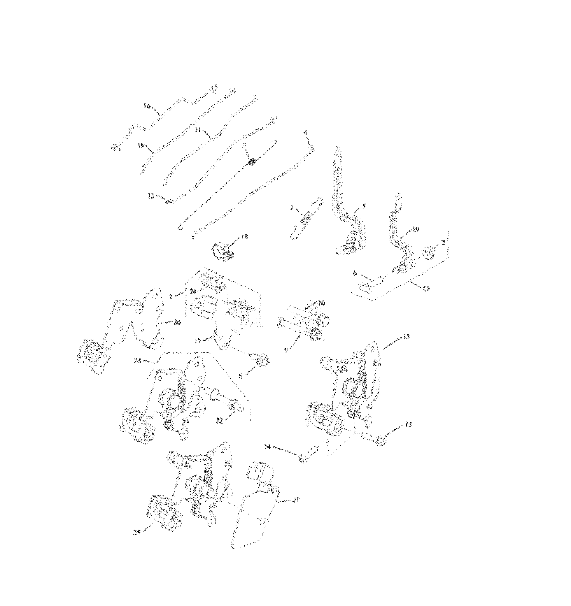 Husqvarna L321AHE-96794990100 engine controls diagram
