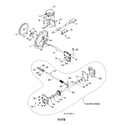 Poulan 96195001800 gearbox/impeller diagram