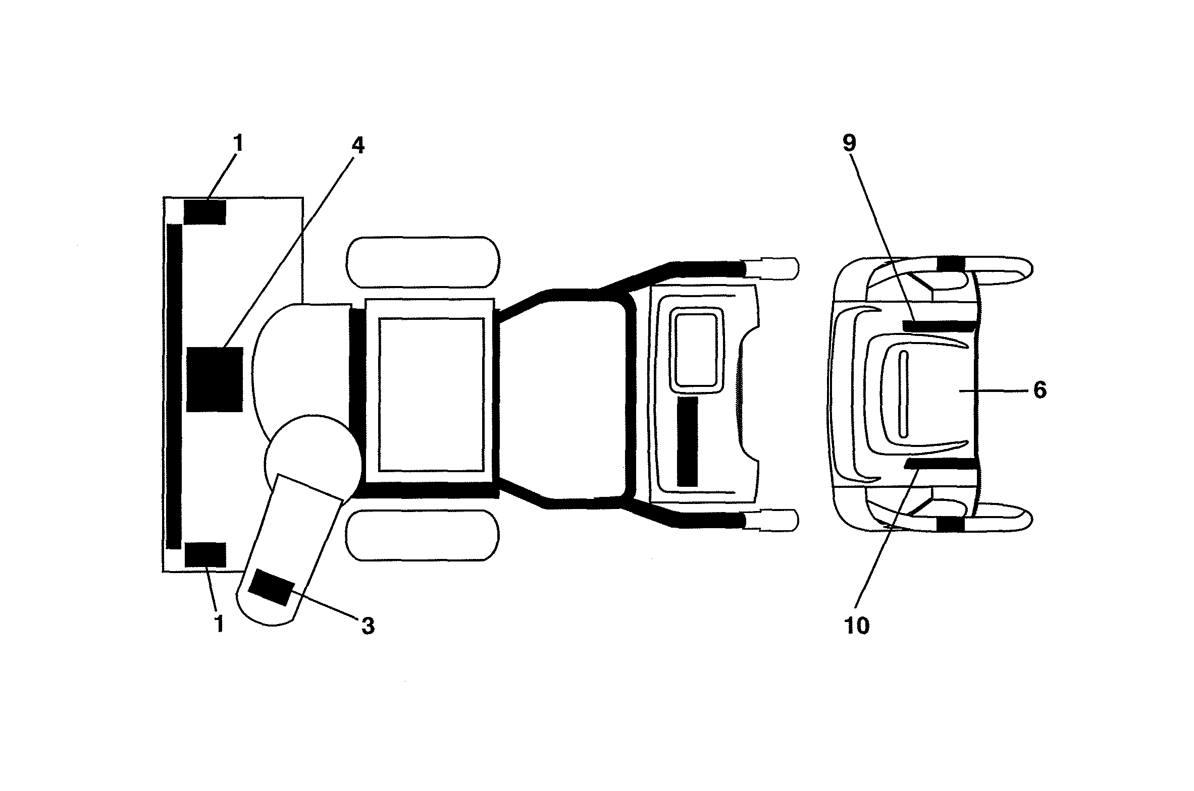 Poulan 12527HVX-96195001800 decals diagram