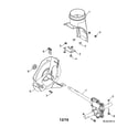 Poulan PR270-96192009003 impeller/discharge chute diagram