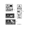 Poulan PR270-96192009003 decals diagram