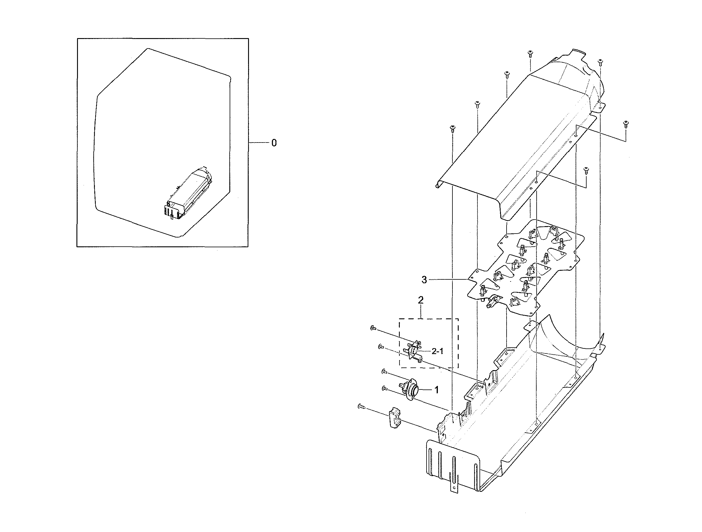 Samsung DVE50R5400V/A3-00 duct heater diagram
