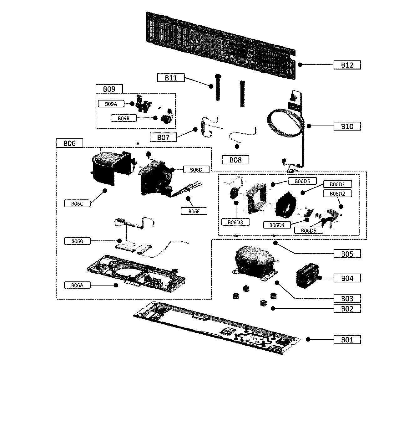 Kenmore Elite 11172699910 machine room diagram