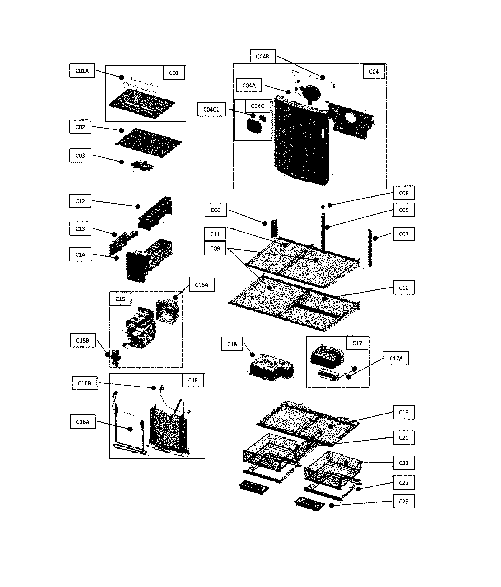 Kenmore Elite 11172699910 r-room diagram