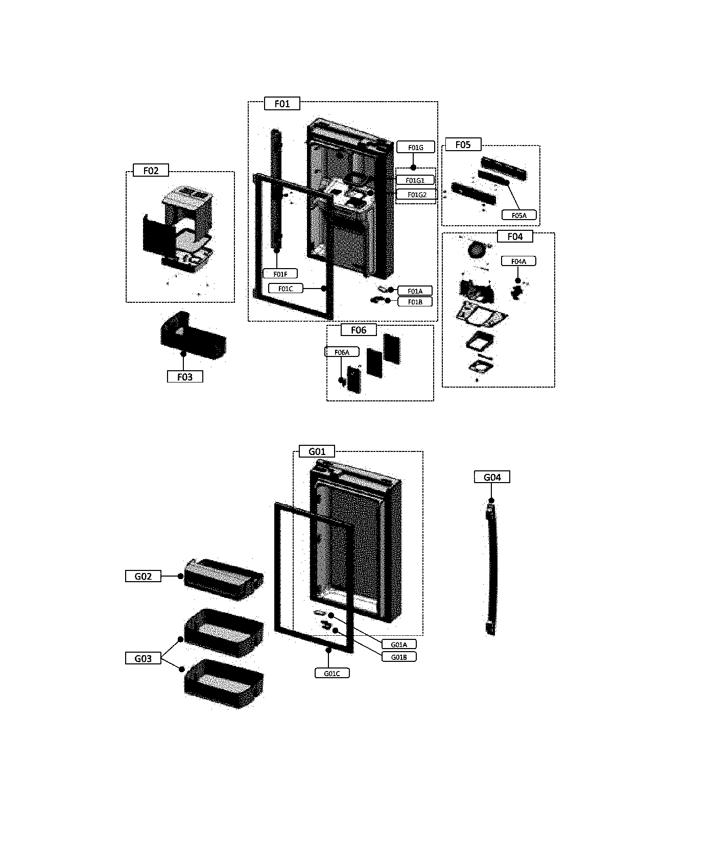 Kenmore Elite 11172699910 r-room & handles diagram