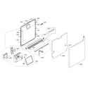 Bosch SHEM63W55N/11 door/dispenser diagram