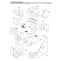 Briggs & Stratton 1696610-03 handles & controls diagram