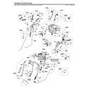 Briggs & Stratton 1696619-04 handles & controls diagram