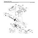 Briggs & Stratton 1696619-04 transaxle drive diagram