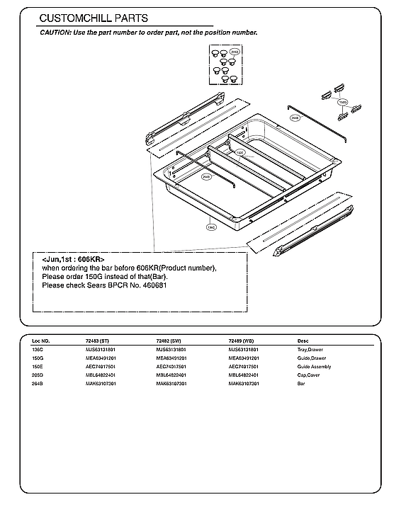 Kenmore Elite 79572482412 customchill parts diagram