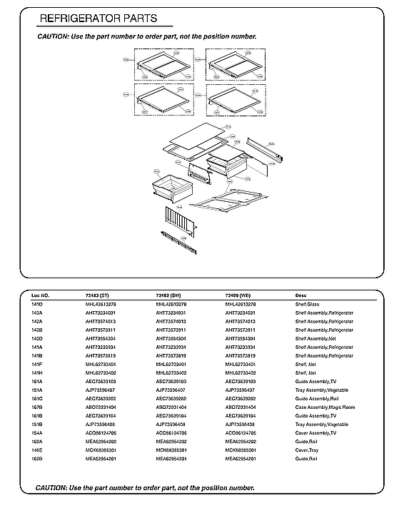 Kenmore Elite 79572482412 refrigerator parts diagram