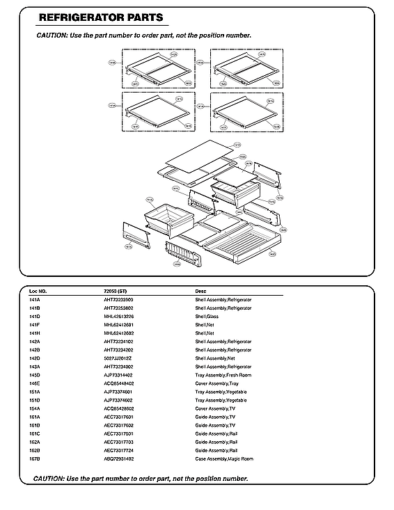 Kenmore Elite 79572053313 refrigerator parts diagram