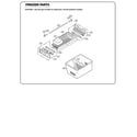 Kenmore Elite 79571082016 freezer parts diagram