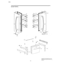 LG LRFDS3006D/00 door parts diagram